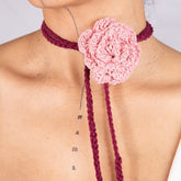Choker rosa multiusos