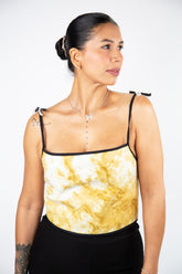 BLUSA THAI AMARILLA DESCOLORIDA