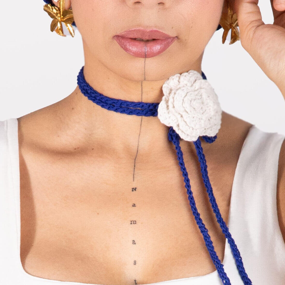 Choker rosa multiusos