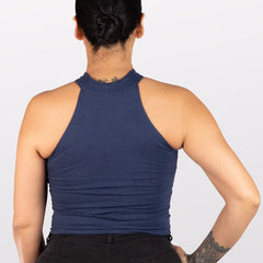 Indica Halter Top con aplique