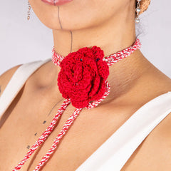 Choker rosa multiusos