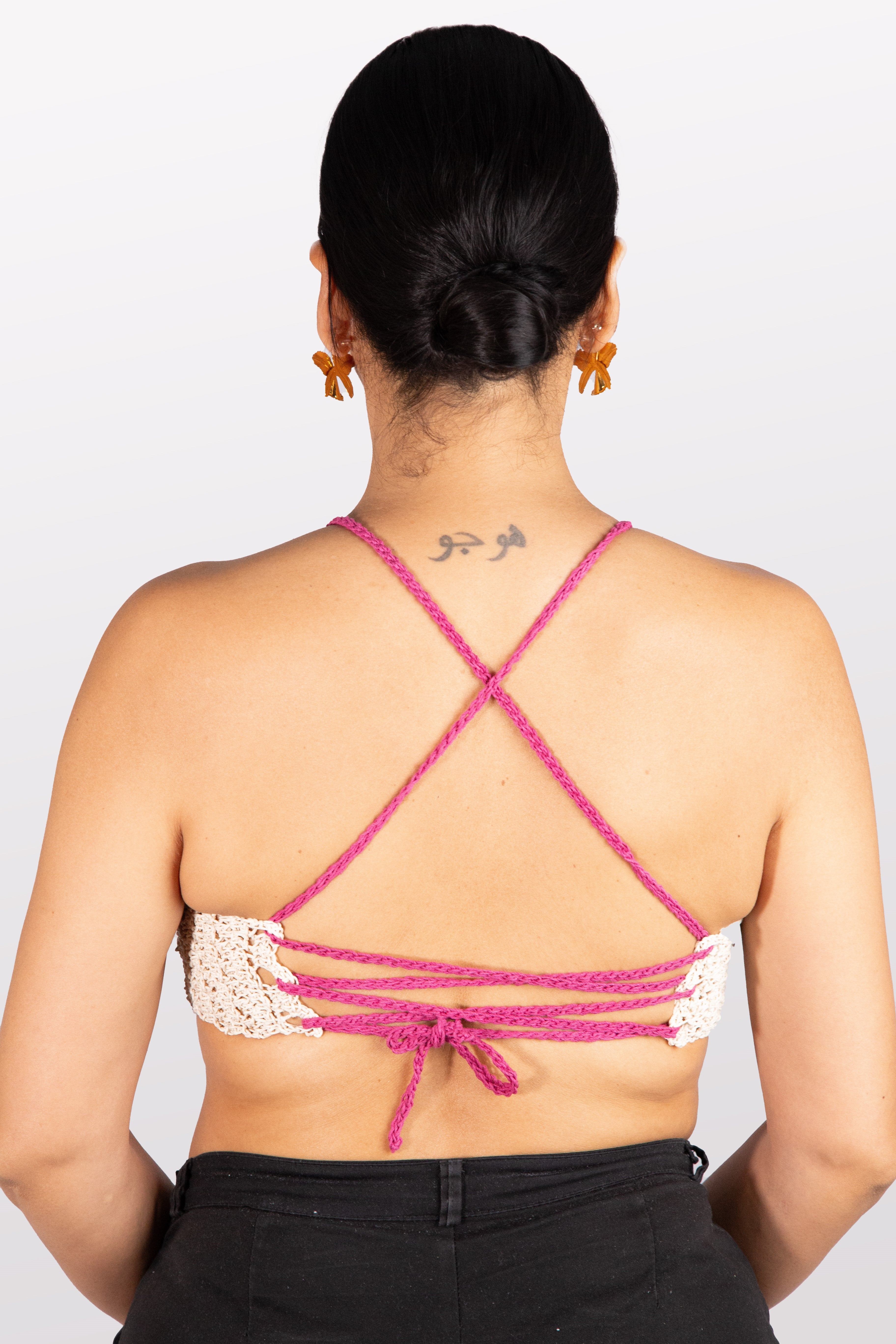 Top Halter Rosa