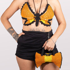Cartera Mariposa Monarca