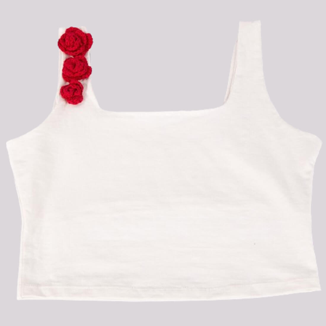 Daily basic con aplique Rosas