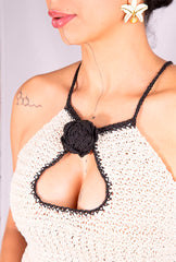 Top Halter Rosa