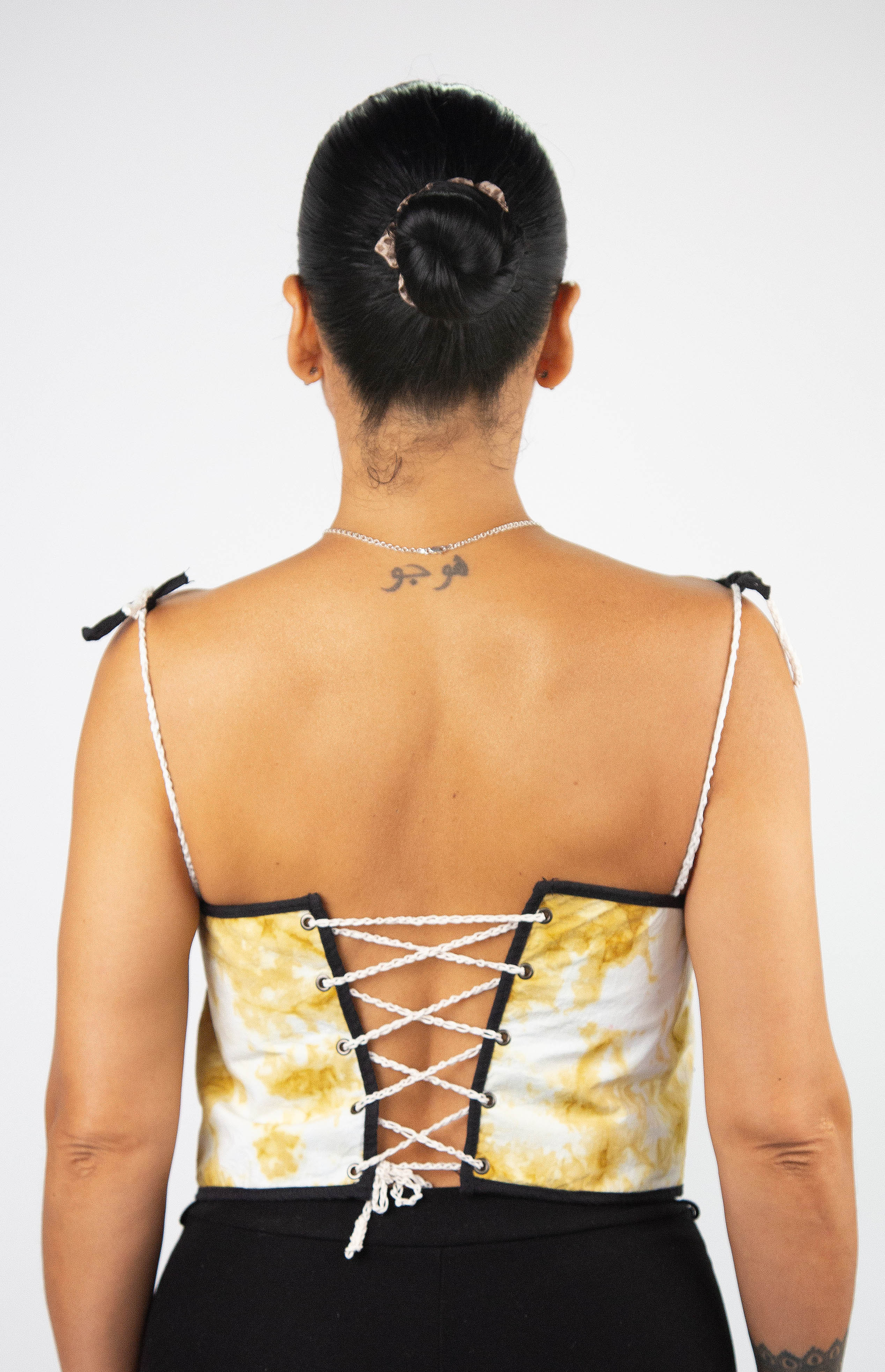 BLUSA THAI AMARILLA DESCOLORIDA