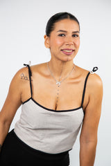 BLUSA THAI GRIS